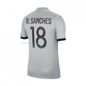 Koszulka Paris Saint-Germain R.Sanches 18 Wyjazdowe Stroje Piłkarskie 2022/23 Krótki Rękaw
